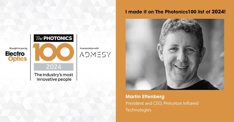 Martin Ettenberg - Photonics 100 List for 2024